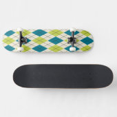 Skateboard Jacquard bleu et vert (Horz)