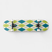 Skateboard Jacquard bleu et vert (Horz)