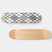 Skateboard Jacquard des diamants Pastel (Horz)