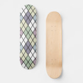 Skateboard Jacquard des diamants Pastel (Recto)