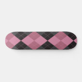 Skateboard Jacquard rose et noir (Horz)