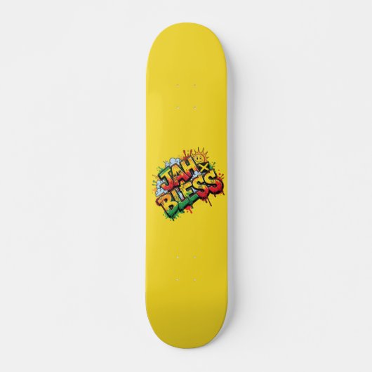 Skateboard Jah Bless Reggae (Devant)