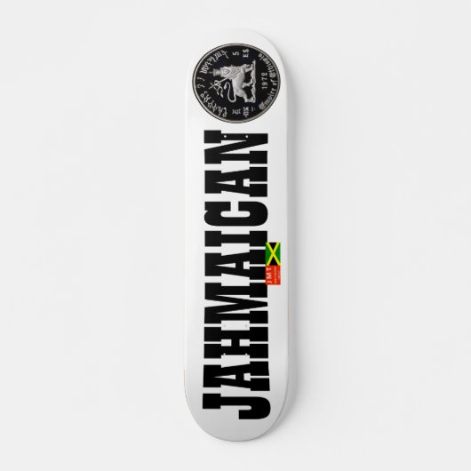 Skateboard JAHMAICAN Skateboard, pont de 7 ¾ po (Devant)