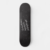 Skateboard J'ai aimé les étoiles (Recto)