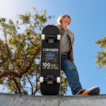 Skateboard J'ai écrasé 100 jours de l'école Monster Truck Boy<br><div class="desc">100 Jours de l'école Monster Camion 100e Jour des garçons de l'école</div>
