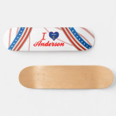 Skateboard J'aime Anderson, le Wisconsin (Horz)