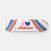 Skateboard J'aime Anderson, le Wisconsin (Horz)