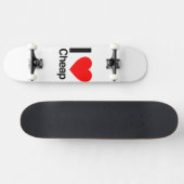 Skateboard j'aime bon marché (Horz)