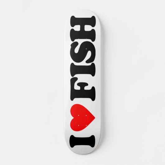 SKATEBOARD J'AIME DES POISSONS (Recto)