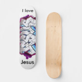 Skateboard J'aime Jésus (Recto)