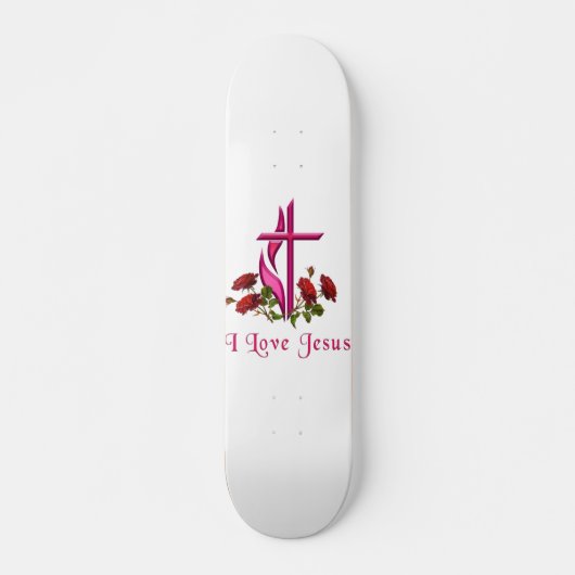 Skateboard J'aime Jésus (Devant)