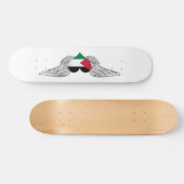 Skateboard J'aime la Palestine - ailes (Horz)