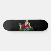 Skateboard J'aime l'argent (Horz)