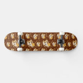 Skateboard J'aime le motif de café (Horz)