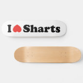 Skateboard J'aime les pets diarrhéiques (Horz)
