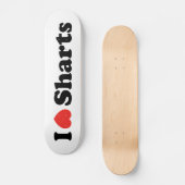 Skateboard J'aime les pets diarrhéiques (Recto)
