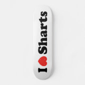 Skateboard J'aime les pets diarrhéiques (Recto)