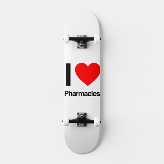 Skateboard j'aime les pharmacies (Recto)