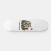 Skateboard J'aime les tigres (Horz)
