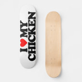 SKATEBOARD J'AIME MON POULET (Recto)