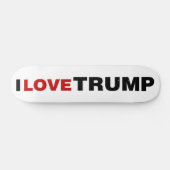 Skateboard J'aime Trump (Horz)