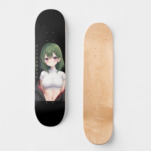 Skateboard J'aime Waifu (Recto)