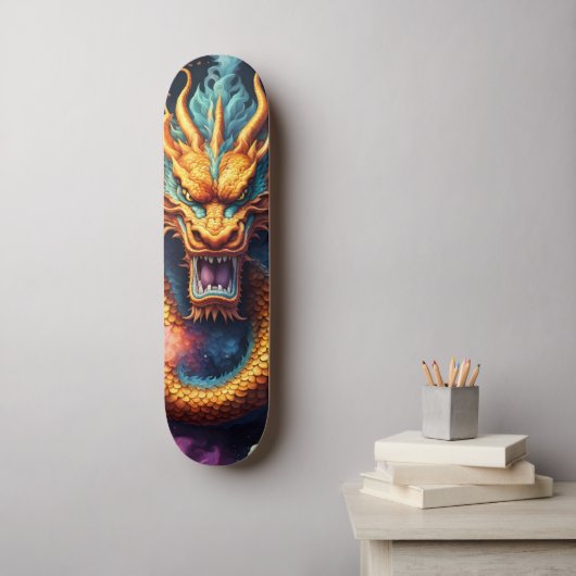 Skateboard Japanese Dragon (Art mural)