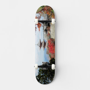 Skateboard Japon, Kyoto. Temple Kiyomizu en couleur d'automne