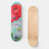 Skateboard JAPONAIS FLEURS STARS KANJI LIVE (Recto)