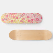 Skateboard Japonais KIMONO Textile, Motif de fleurs de cerisi (Horz)