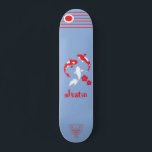 Skateboard japonais Samurai avec nom<br><div class="desc">Skateboard japonais Samurai avec nom</div>