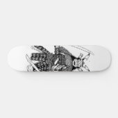 Skateboard Japonais Samurai Warrior Tattoo Design (Horz)