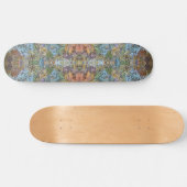 Skateboard Jardin Chic Fleur Chic Shabby peinture aquarelle (Horz)