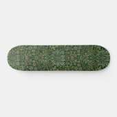 Skateboard Jardin de fleurs de William Morris - Verts (Horz)