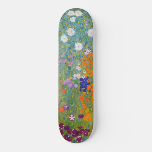 Skateboard Jardin des fleurs (par Gustav Klimt) (Recto)