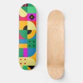 Skateboard Jardin moderne Abstrait (Recto)