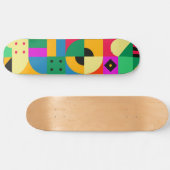 Skateboard Jardin moderne Abstrait (Horz)
