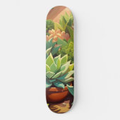 Skateboard Jardin succulent du désert tropical (Recto)