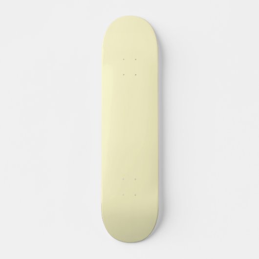 Skateboard Jaune Chiffon Couleur Uni (Devant)
