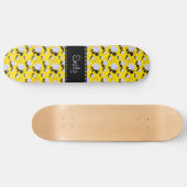 Skateboard Jaune et noir gaffez l'abeille (Horz)