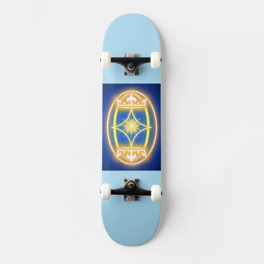 Skateboard Jaune Royal (Recto)