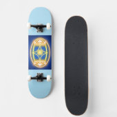 Skateboard Jaune Royal (Devant)