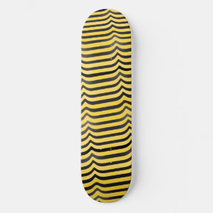 Skateboard Jazzy mignonne Bumblebee rayé noir et jaune