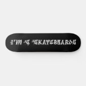 Skateboard Je suis G Skateboards (Degrassi Graffiti Font) - n (Horz)