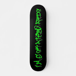 Skateboard Je suis G Skateboards (Vandalo Graffiti Font)noir/