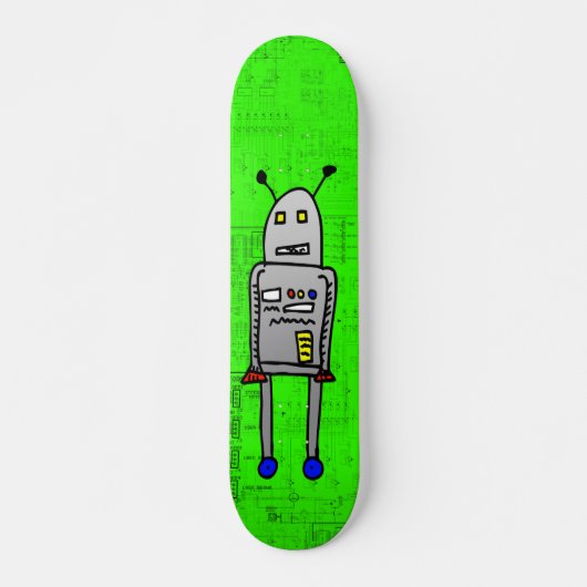 Skateboard Je suis RoboBoard (Devant)