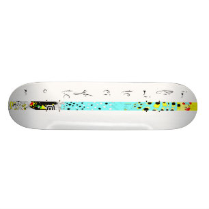 SKATEBOARD JE T'AIME PARCE QUE VOUS APPORTEZ LA COULEUR AUX