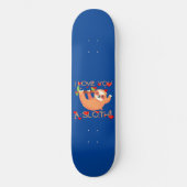 Skateboard JE VOUS AIME UNE JOURNÉE DE Saint-Valentin drôle (Recto)