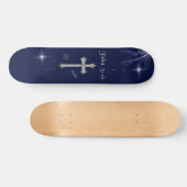 Skateboard Jean 3:16 verset de la Bible (Horz)
