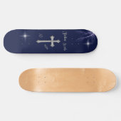 Skateboard Jean 3:16 verset de la Bible (Horz)